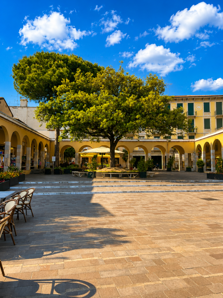 Piazza Marconi Gardone Riviera
