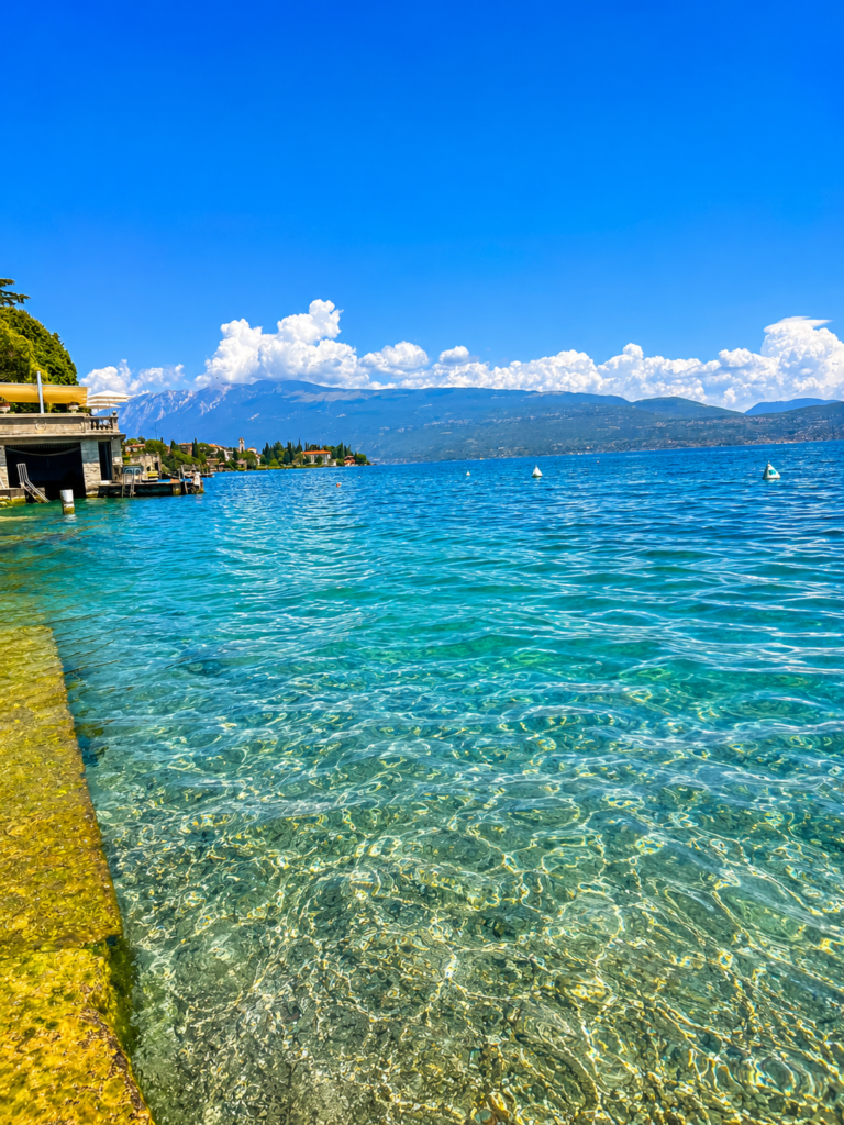 Swimming in Gardone Riviera
